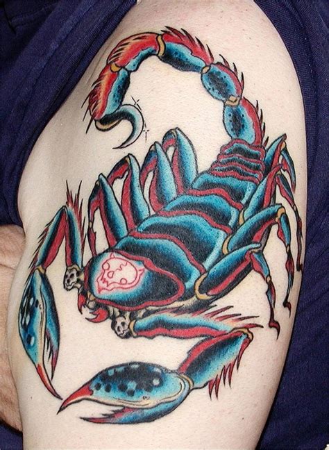 cool scorpio tattoos|scorpio tattoos for males.